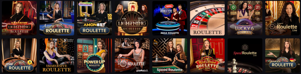 Amonbet live dealer games roulette