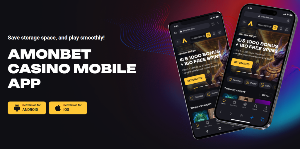 Amonbet casino app download